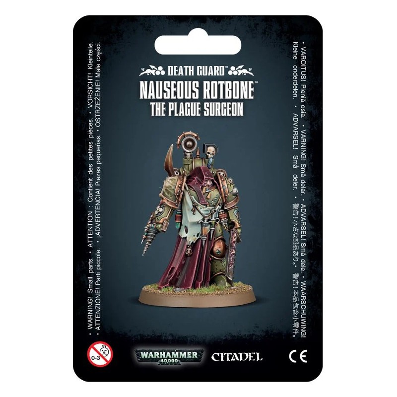 Nauseous Rotbone, the Plague Surgeon - Death Guard - Chaos Space Marines - Nurgle