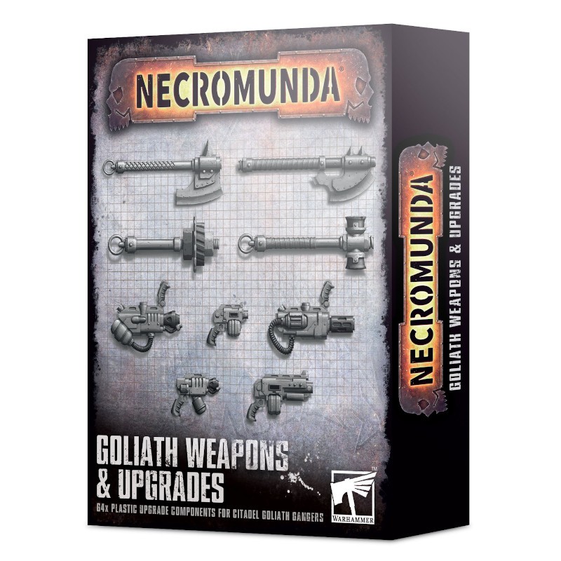 Goliath Weapons and Upgrades - Necromunda