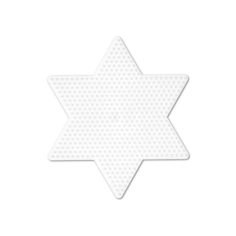 Stjärna - Hama Midi Pärlplatta