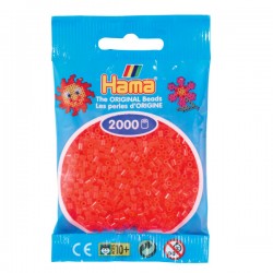 Hama Mini nr 35 - Röd Neon