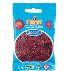 Hama Mini nr 30 - Mörk Vinröd
