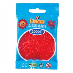 Hama Mini nr 13 - Transparent Röd