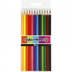 Färgblyerts, set med 12 färger