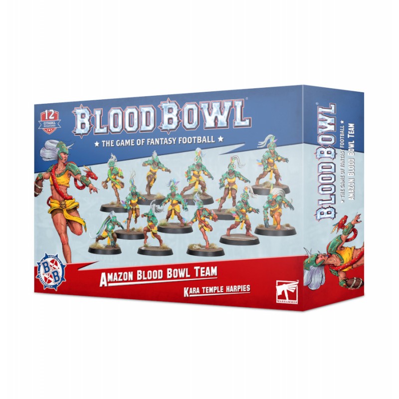 Amazon Team: The Kara Temple Harpies - Blood Bowl