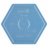 Transparent Hexagon - Hama Midi Pärlplatta