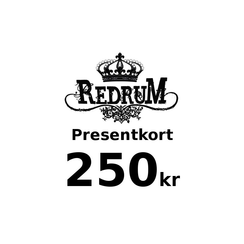 Digitalt Presentkort - Redrum (250kr)