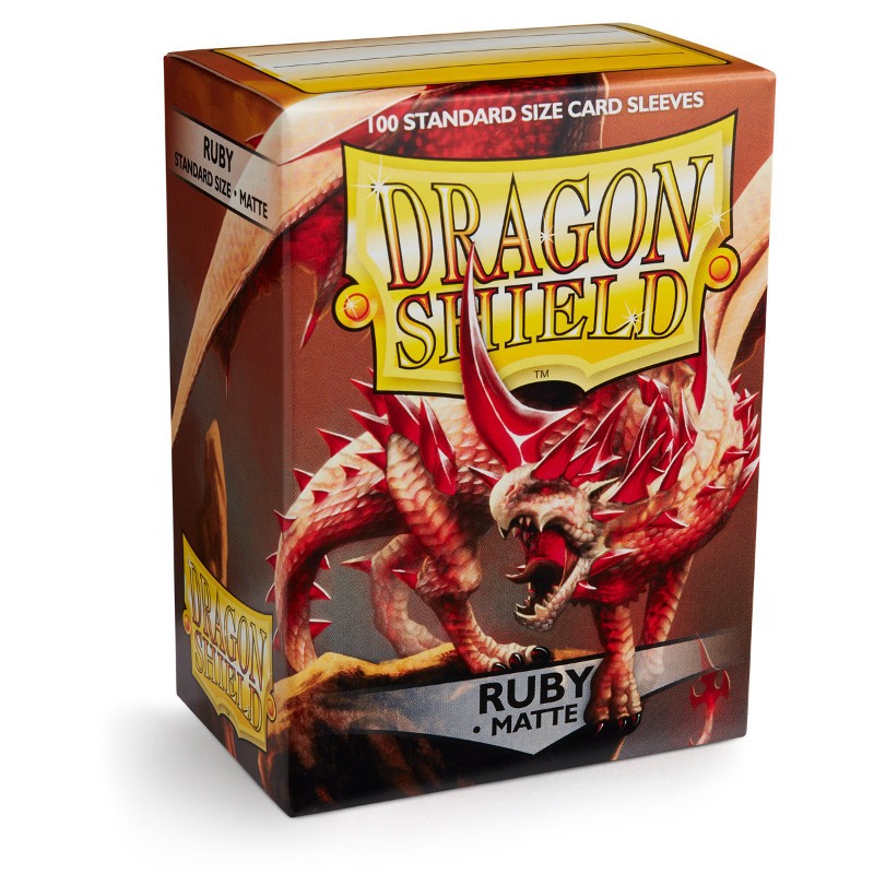 Ruby / Rubinröd - 100 - Dragon Shield Matte